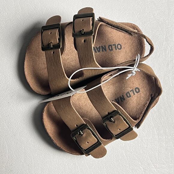 Old Navy Faux Leather Baby Shoes Sz 0-3M - Picture 4 of 7